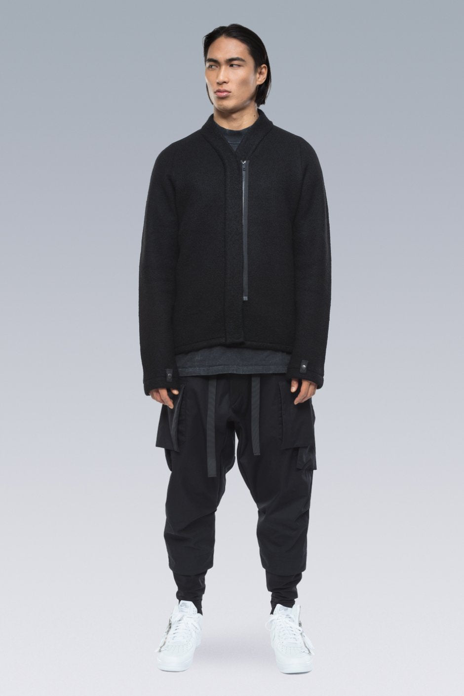 ACRONYM - J72-AK / CASHLLAMA MODULAR LINER JACKET - BLACK