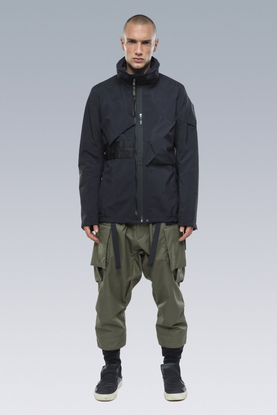 ACRONYM - P23A-S / HD COTTON CARGO DRAWCORD TROUSER - RAF GREEN