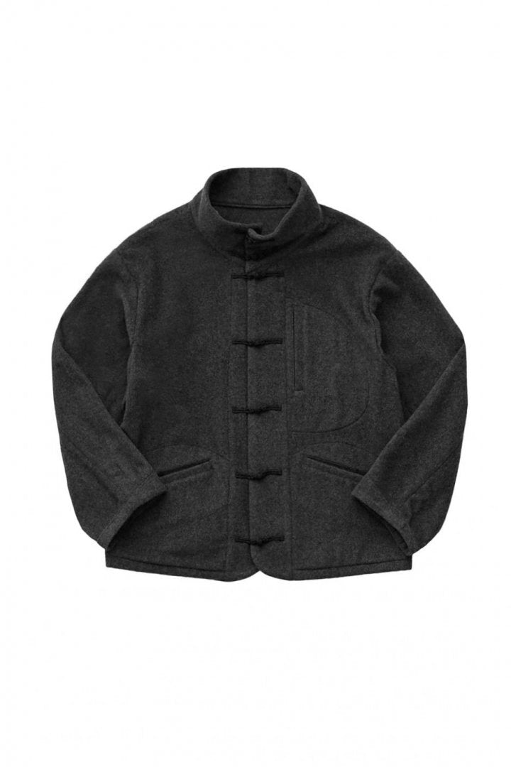 Porter Classic - CASHMERE CHINESE JACKET - GRAY