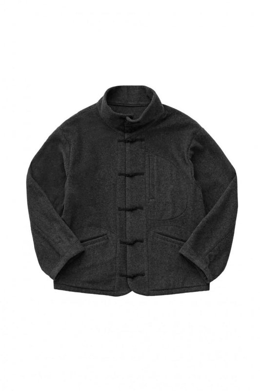 Porter Classic - CASHMERE CHINESE JACKET - GRAY