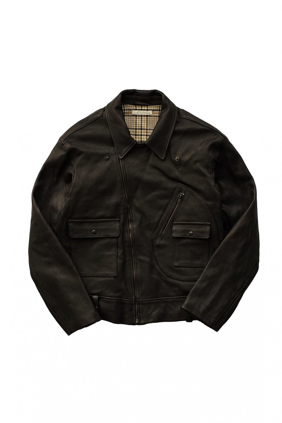 OLD JOE - DOUBLE FRONT MOTO JACKET - BLACK