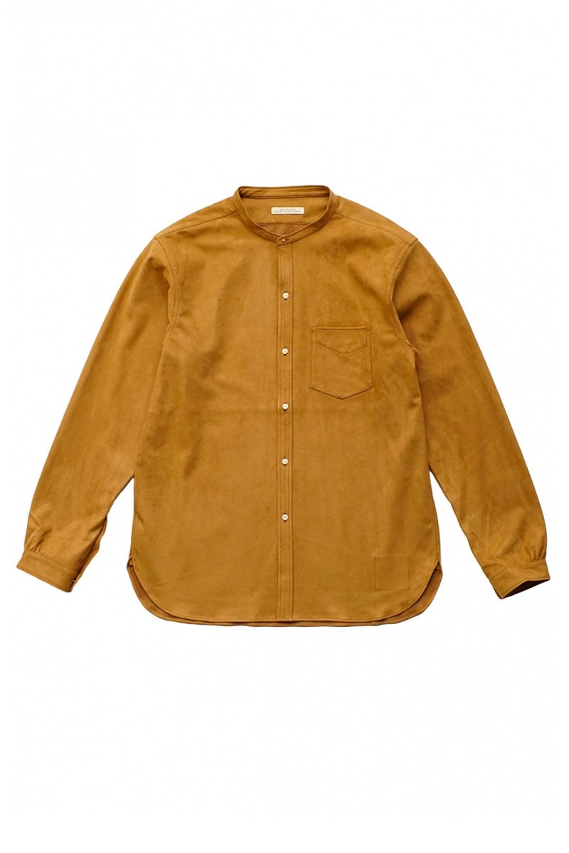 OLD JOE - STUD BUTTON BAND COLLAR SHIRTS - DUNE