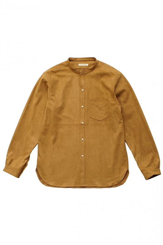 OLD JOE - STUD BUTTON BAND COLLAR SHIRTS - DUNE