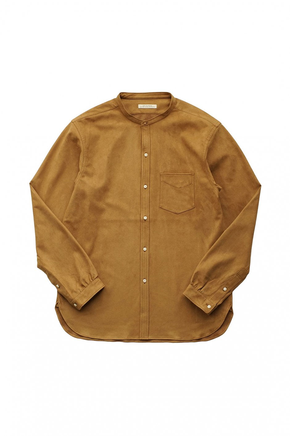 OLD JOE - STUD BUTTON BAND COLLAR SHIRTS - DUNE