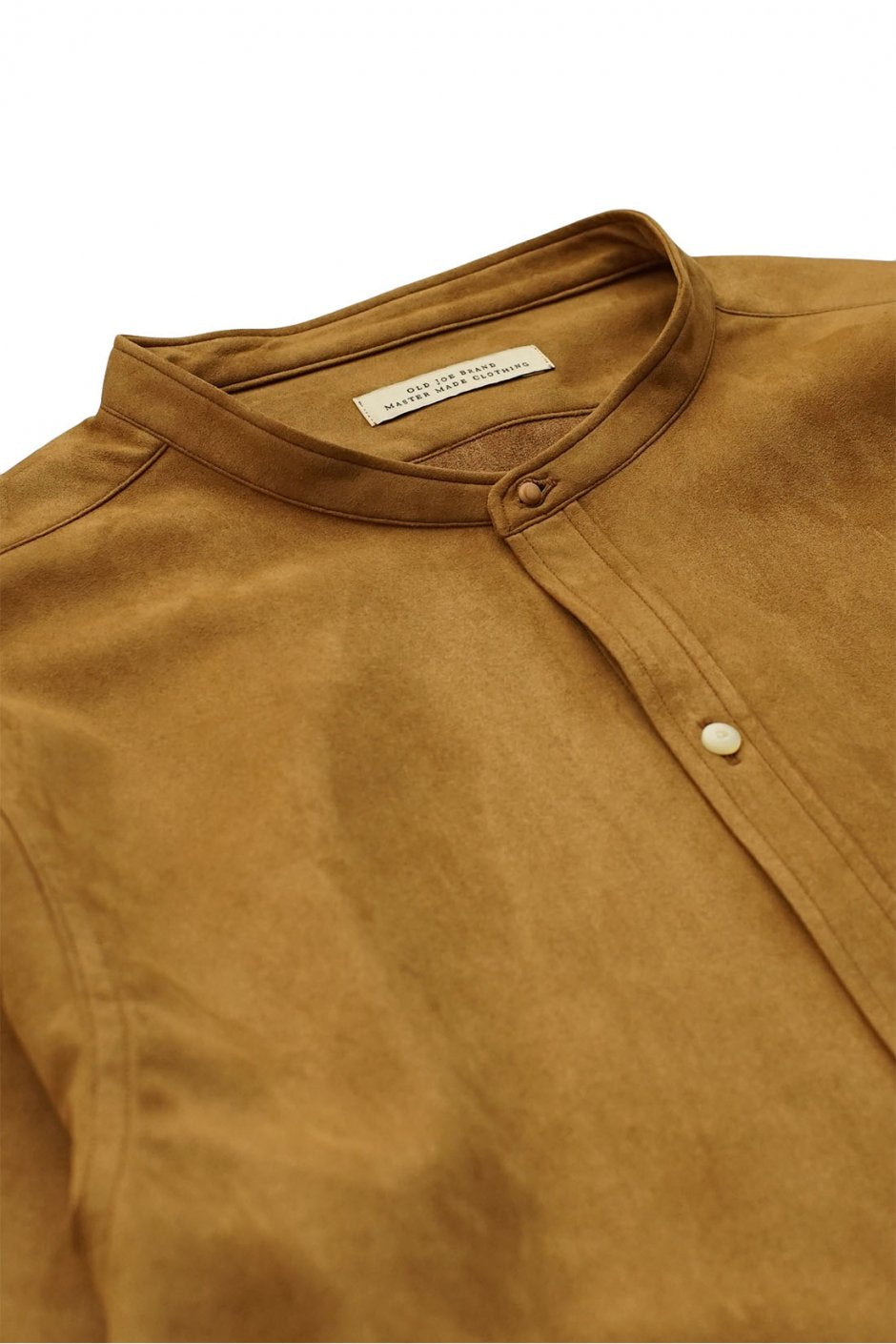 OLD JOE - STUD BUTTON BAND COLLAR SHIRTS - DUNE