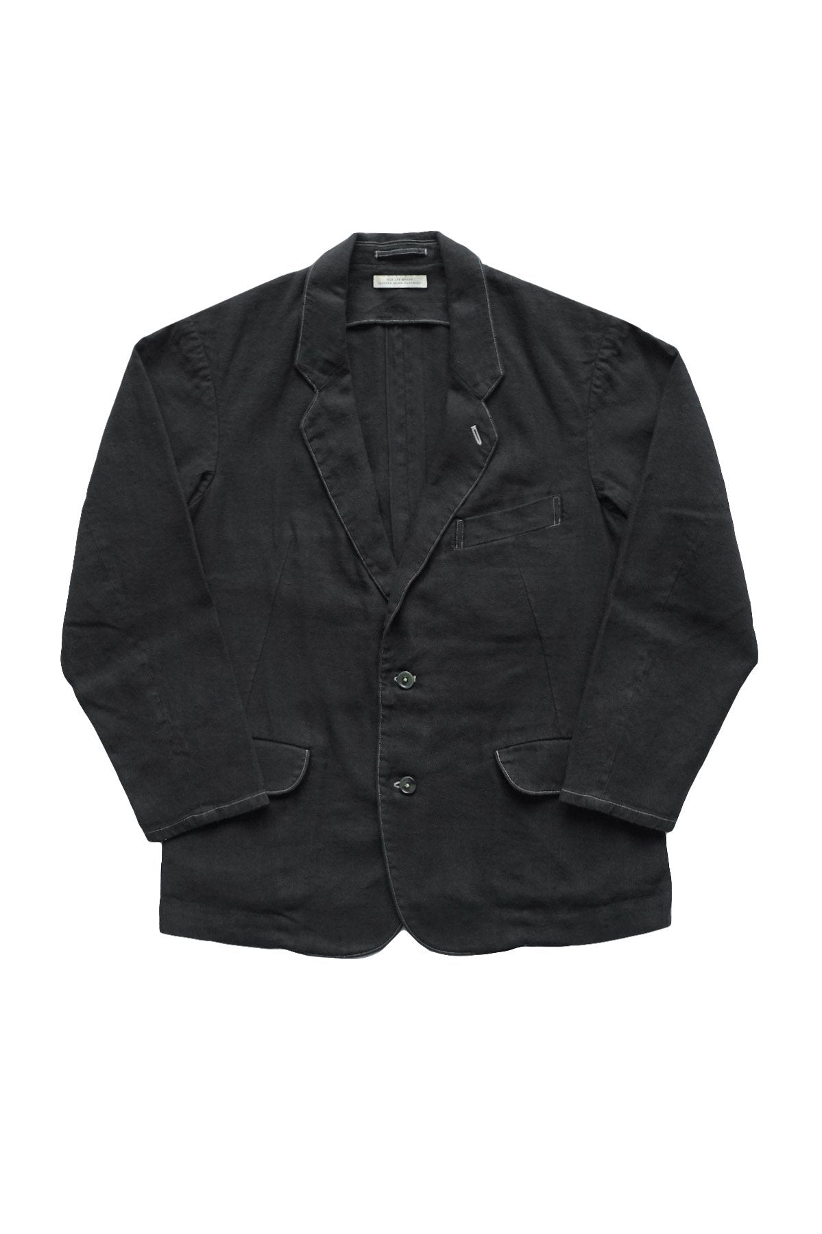 OLD JOE ★★★ - EXCLUSIVE ARTISAN SACK JACKET - IRREGULAR HERRINGBONE BLACK