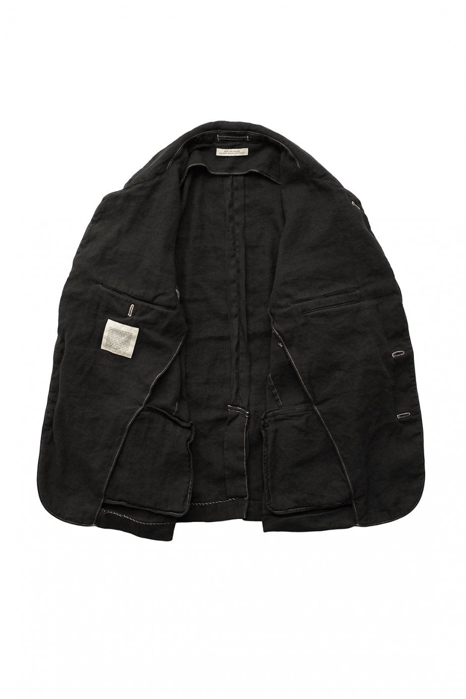 OLD JOE ★★★ - EXCLUSIVE ARTISAN SACK JACKET - IRREGULAR HERRINGBONE BLACK