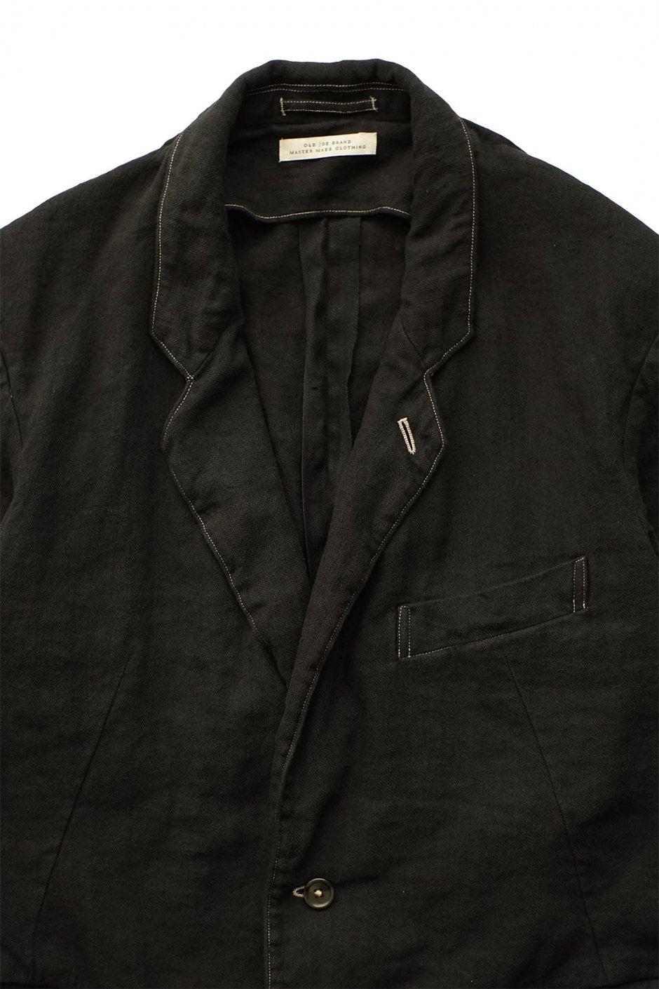 OLD JOE ★★★ - EXCLUSIVE ARTISAN SACK JACKET - IRREGULAR HERRINGBONE BLACK