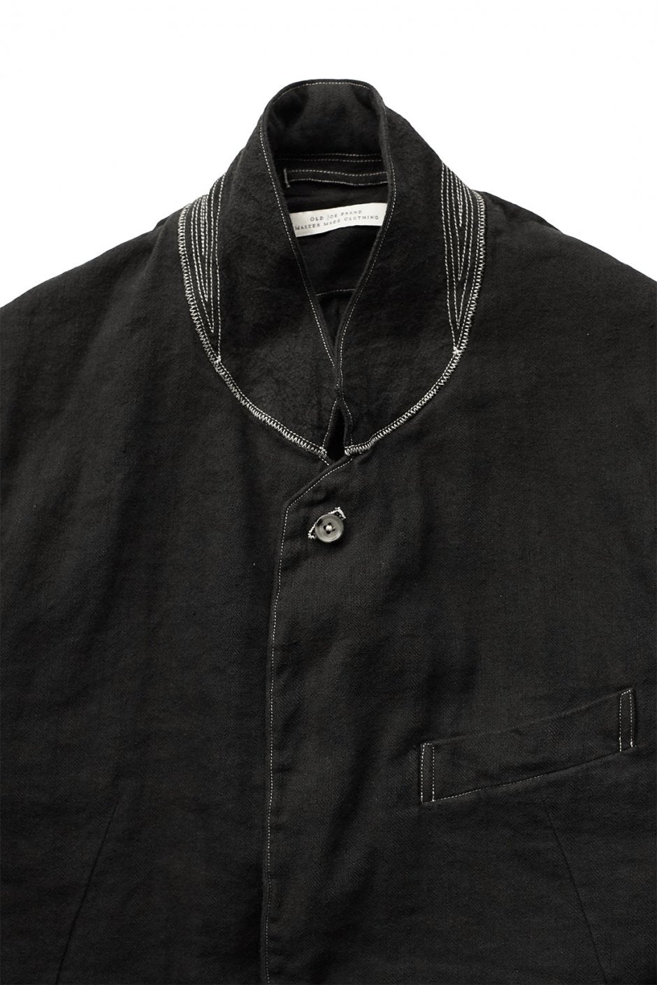 OLD JOE ★★★ - EXCLUSIVE ARTISAN SACK JACKET - IRREGULAR HERRINGBONE BLACK