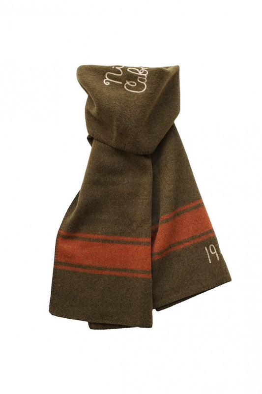 Nigel Cabourn - BLANKET STOLE - OLIVE