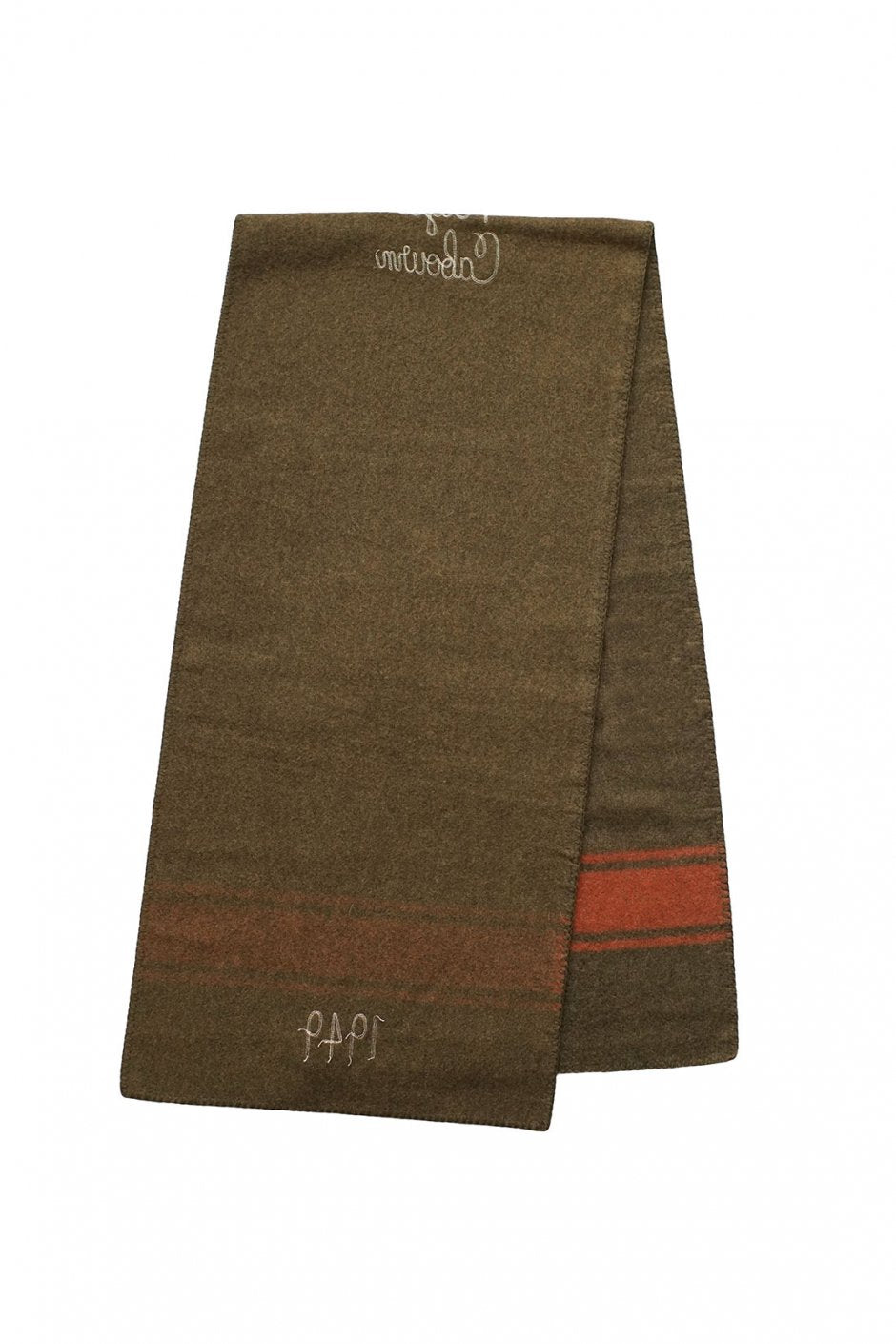 Nigel Cabourn - BLANKET STOLE - OLIVE