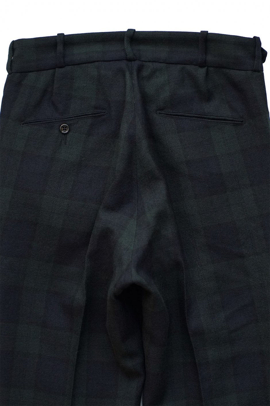 OLD JOE - SIDE BUCKLE GRUKHA TROUSER - BLACK WATCH PLAID