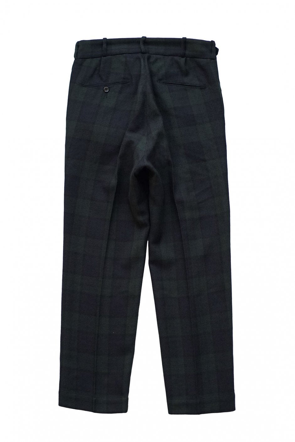 OLD JOE - SIDE BUCKLE GRUKHA TROUSER - BLACK WATCH PLAID