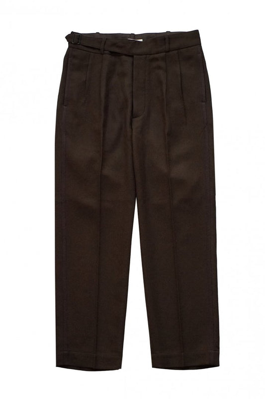 OLD JOE - SIDE BUCKLE GRUKHA TROUSER - ESPRESSO