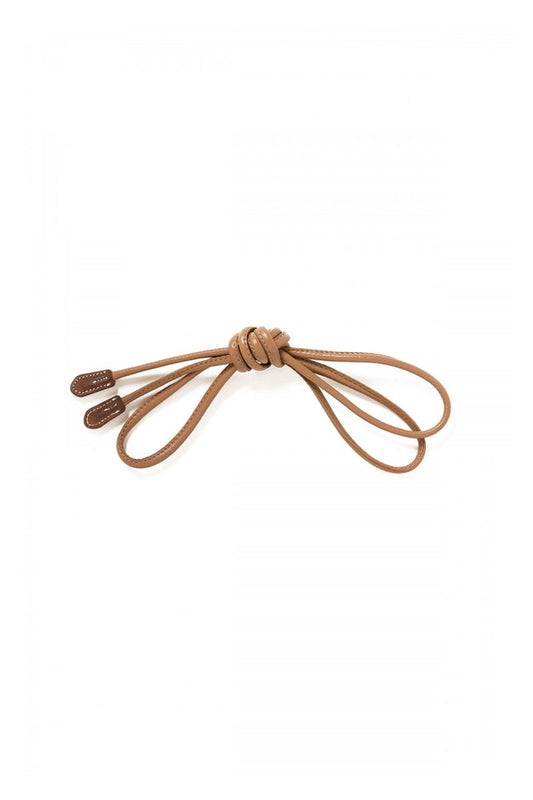 OLD JOE - LEATHER STRING BELT - BISQUE