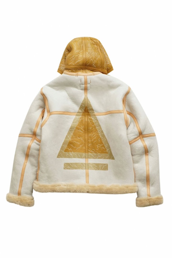 Nigel Cabourn - DROPZONE SHEEPSKIN - WHITE