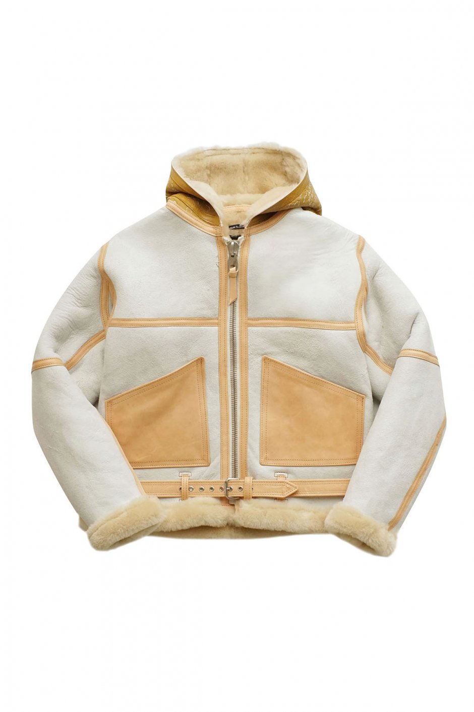 Nigel Cabourn - DROPZONE SHEEPSKIN - WHITE