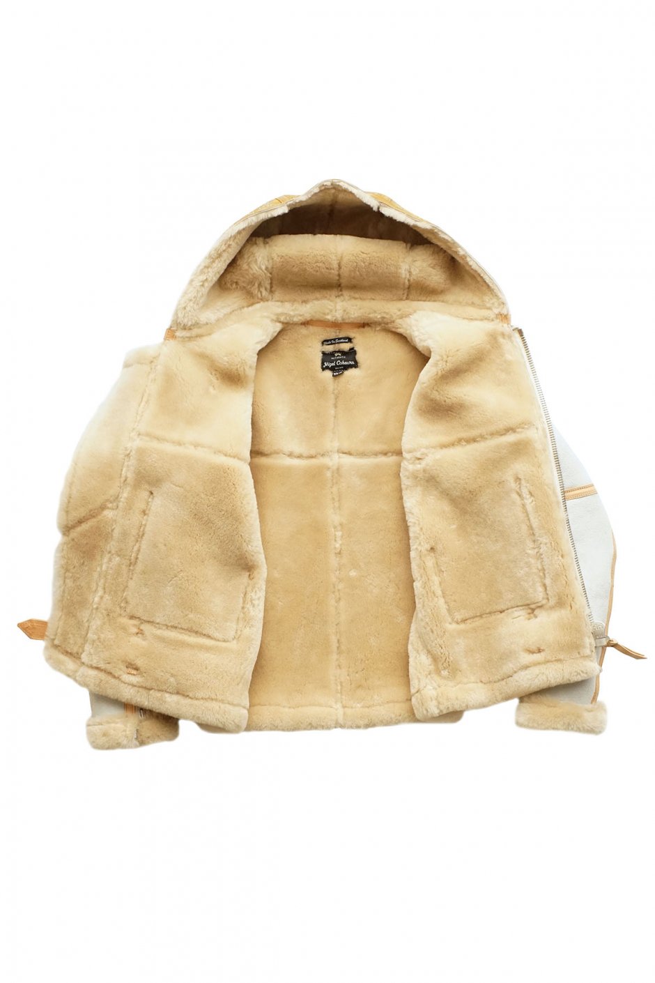 Nigel Cabourn - DROPZONE SHEEPSKIN - WHITE