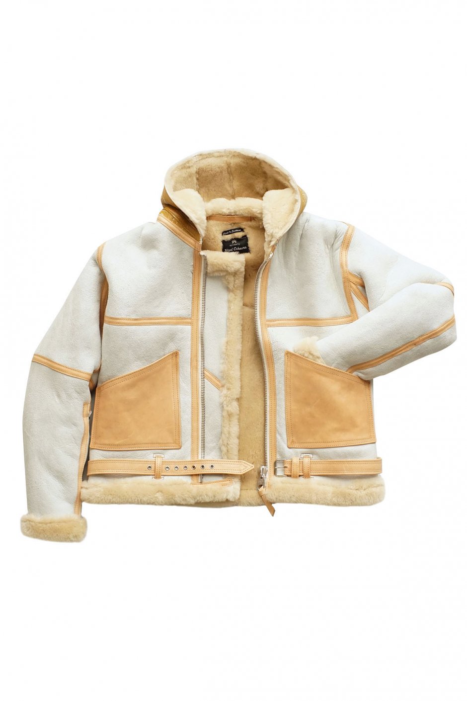 Nigel Cabourn - DROPZONE SHEEPSKIN - WHITE