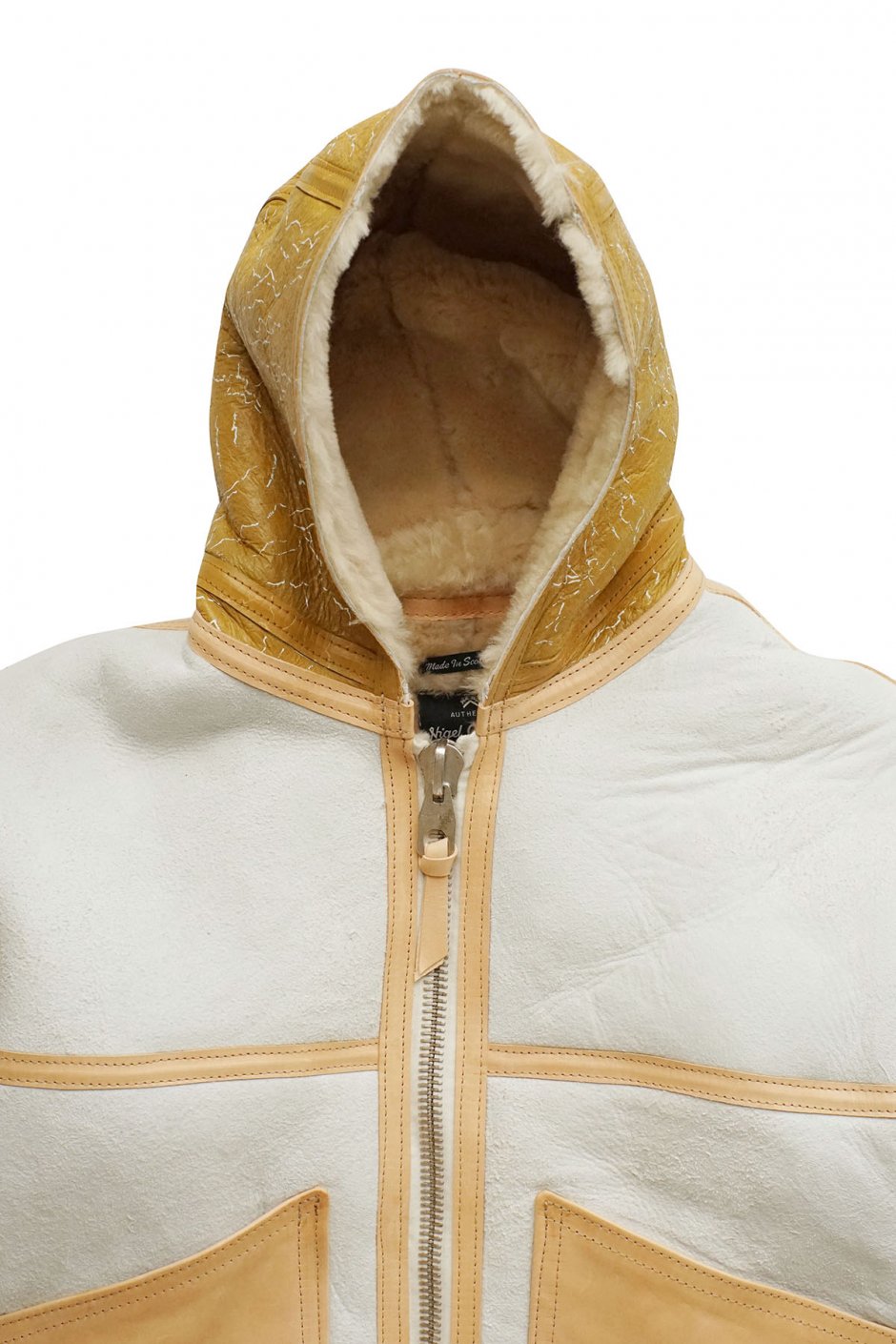 Nigel Cabourn - DROPZONE SHEEPSKIN - WHITE