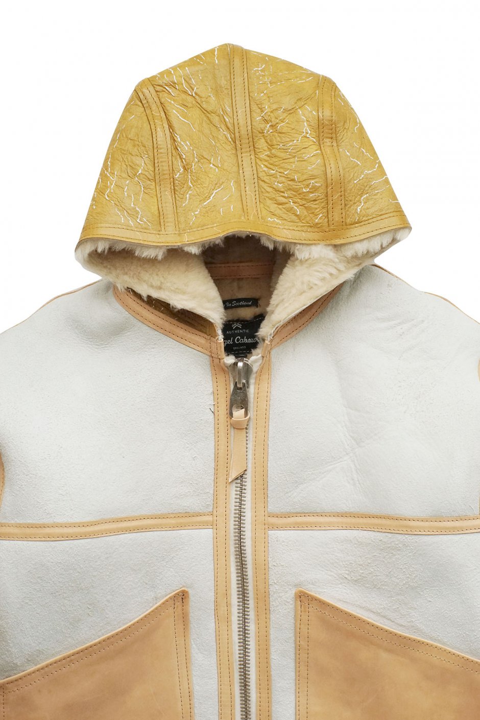 Nigel Cabourn - DROPZONE SHEEPSKIN - WHITE