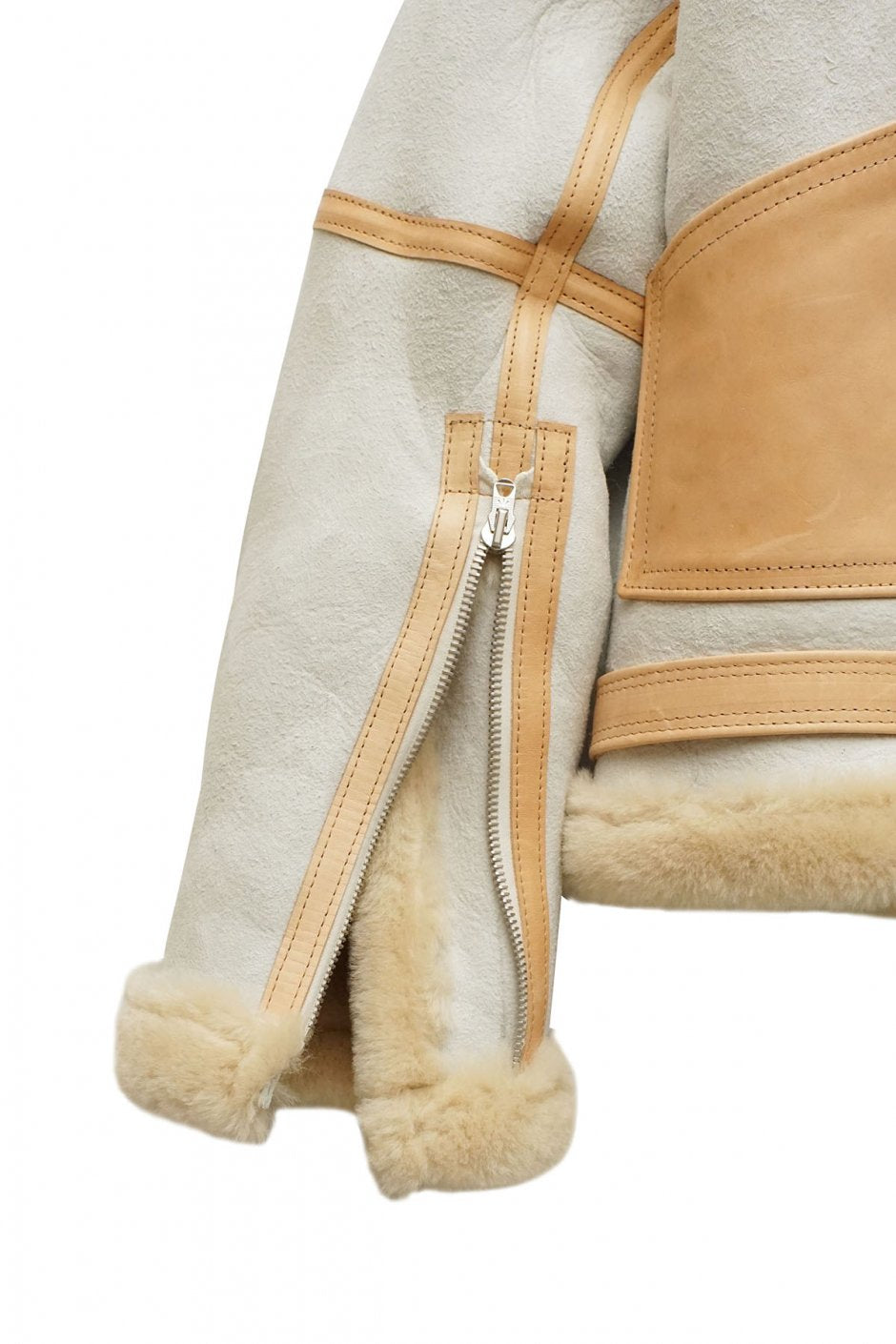 Nigel Cabourn - DROPZONE SHEEPSKIN - WHITE