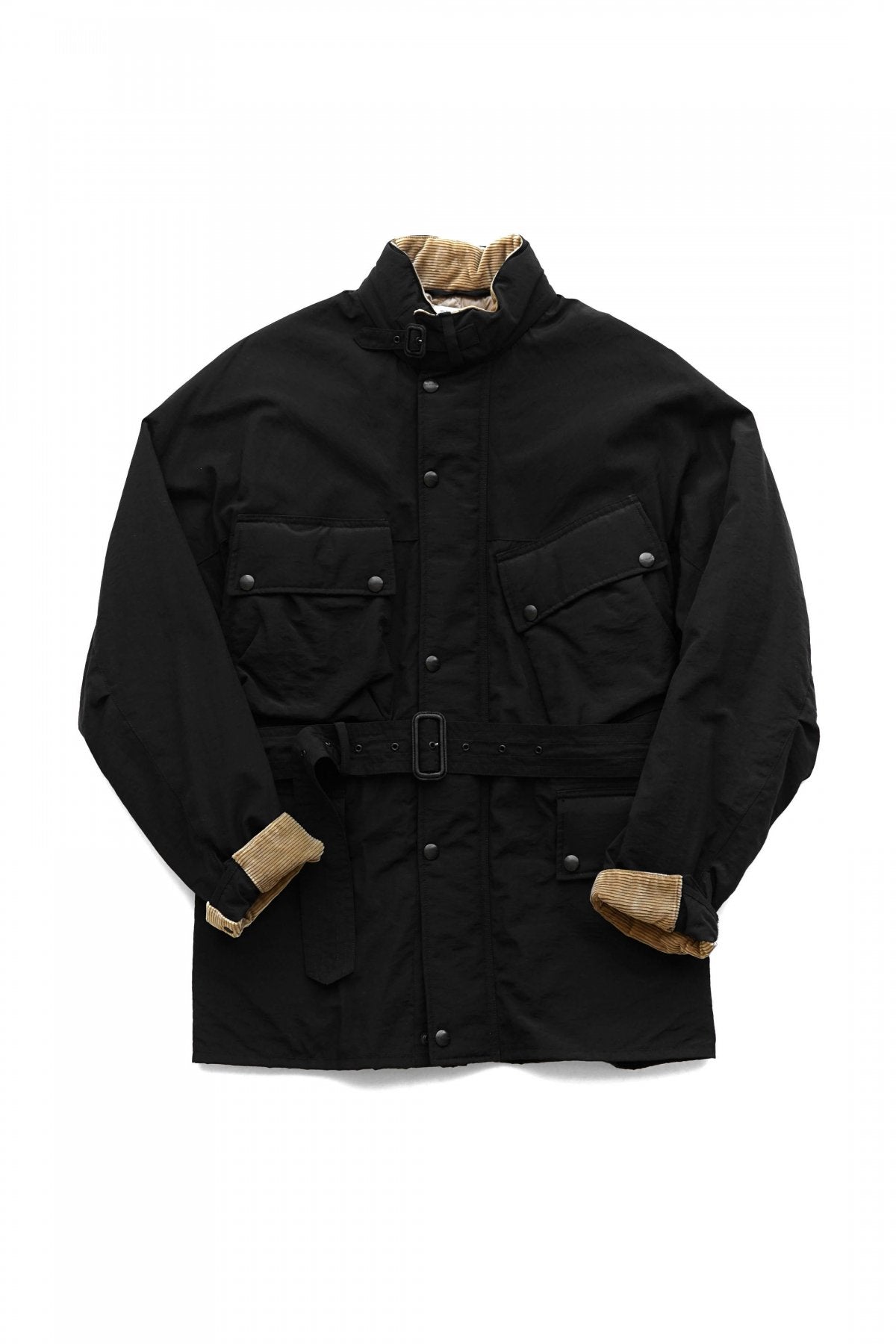 OLD JOE - FOUR POCKET MOTOR CYCLE JACKET - BLACK