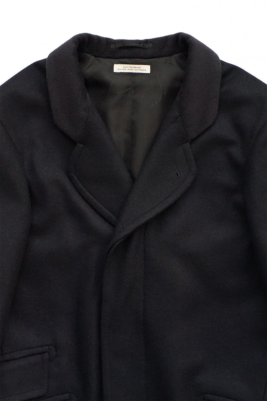 OLD JOE - CRONBIE COAT - BLACK NAVY