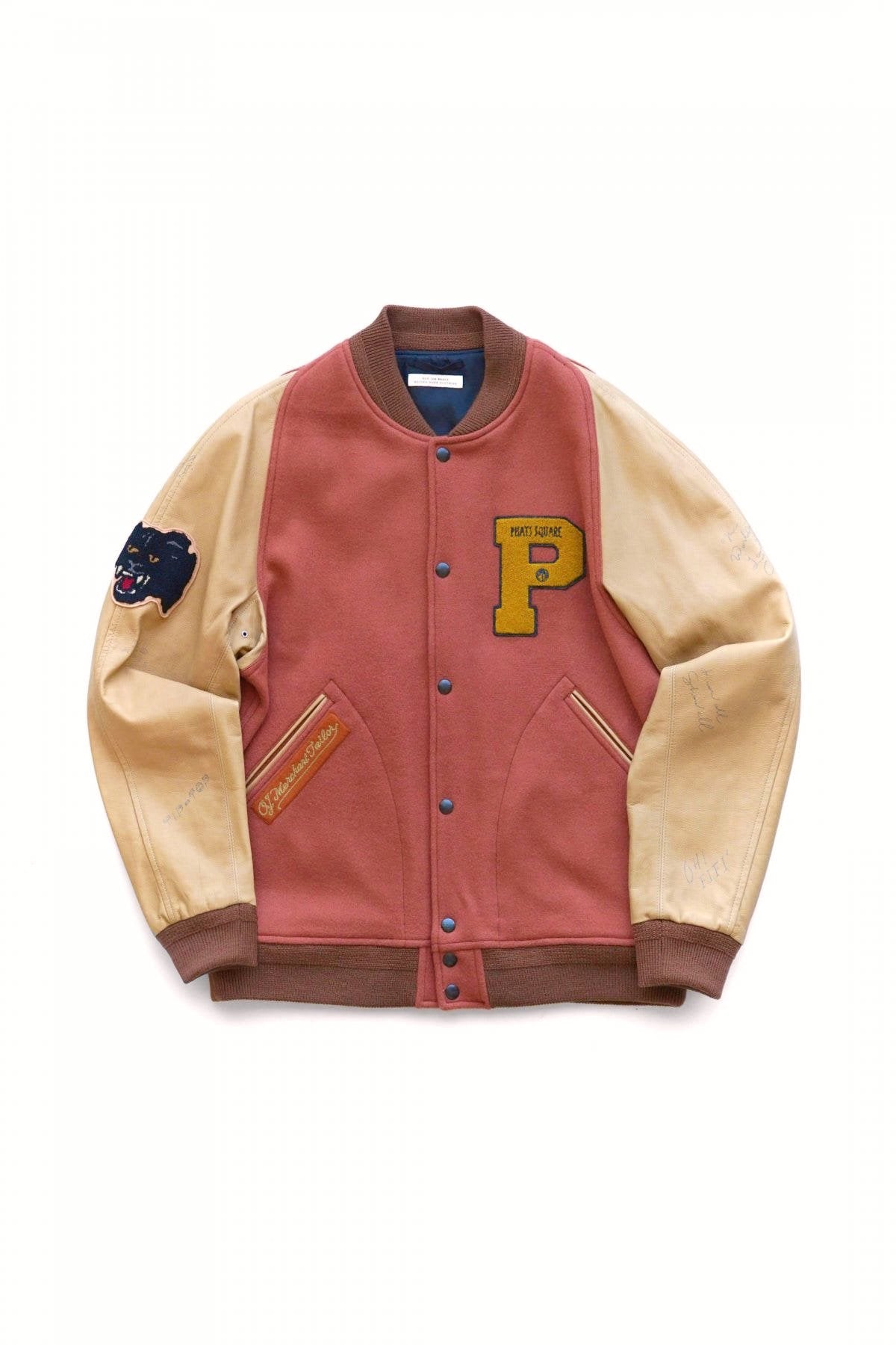 OLD JOE ★★★ - EXCLUSIVE VARCITY JACKET - ORANGE