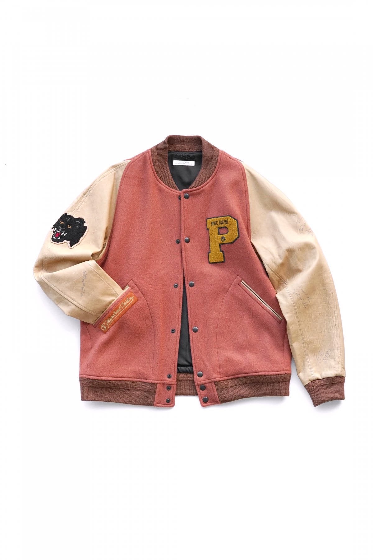 OLD JOE ★★★ - EXCLUSIVE VARCITY JACKET - ORANGE