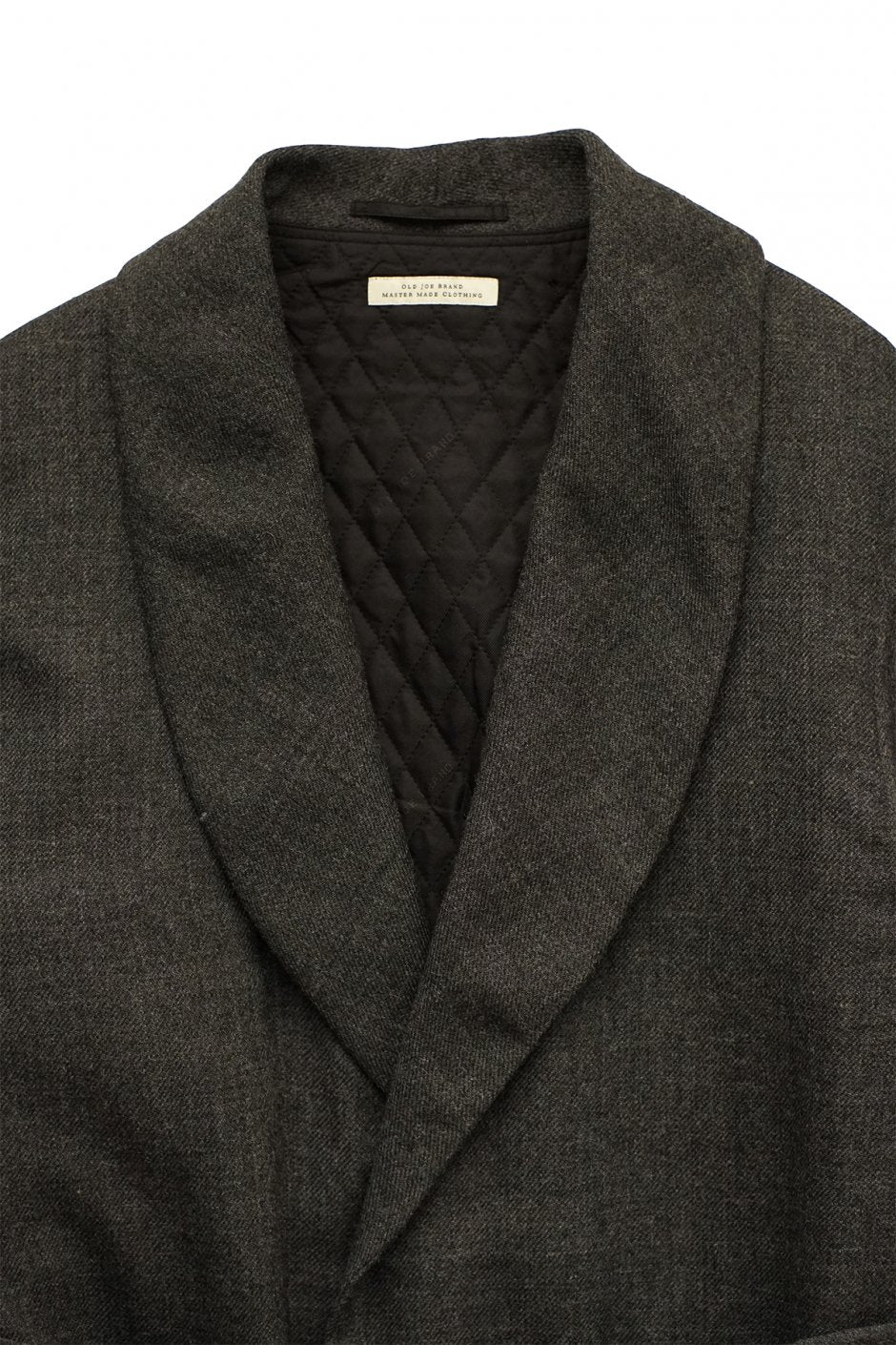 OLD JOE ★★★ - BELTED SMOKING COAT - STONE