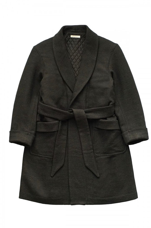 OLD JOE - BELTED SMOKING COAT - FRENCH TWILL