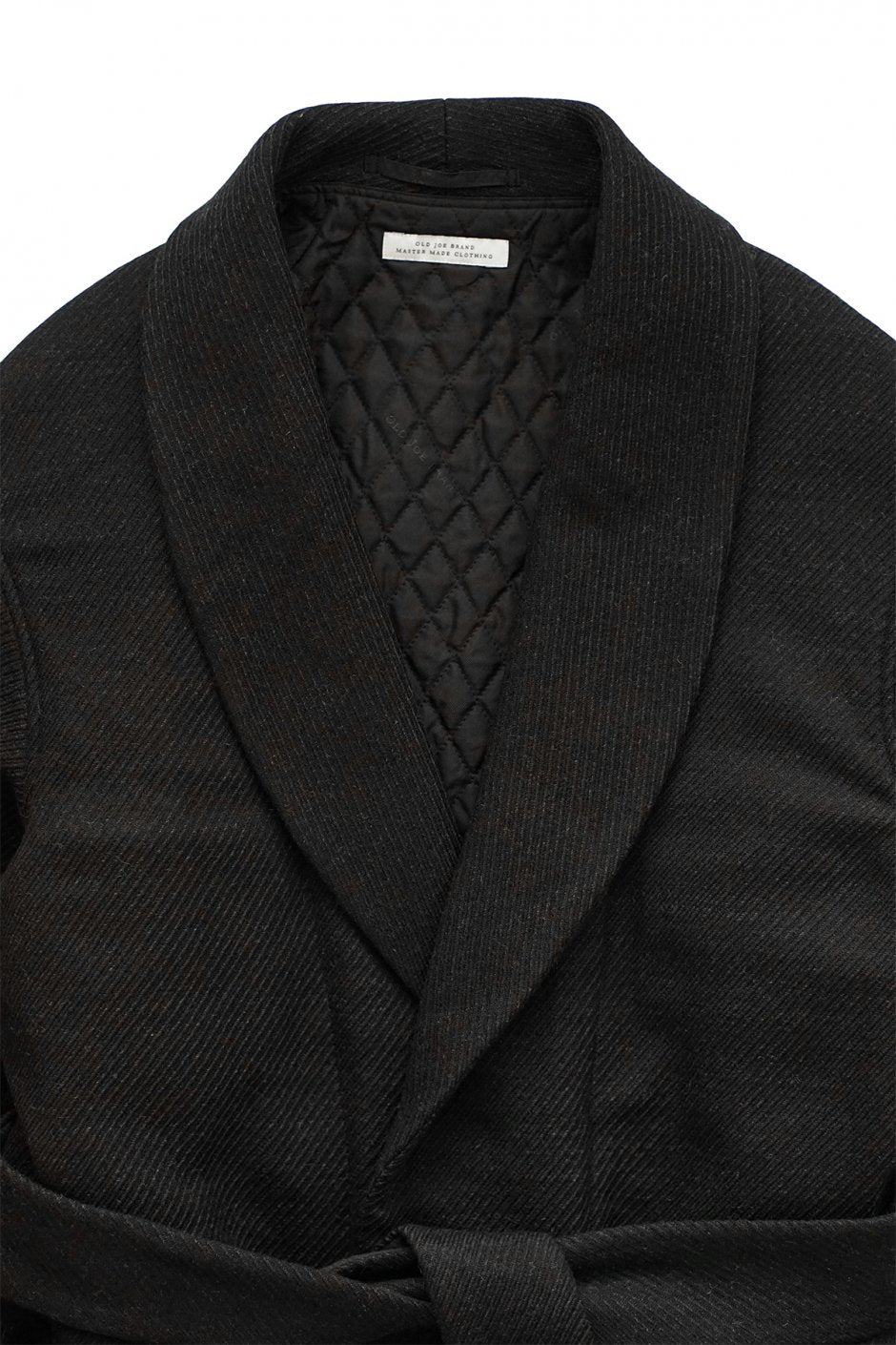 OLD JOE - BELTED SMOKING COAT - FRENCH TWILL