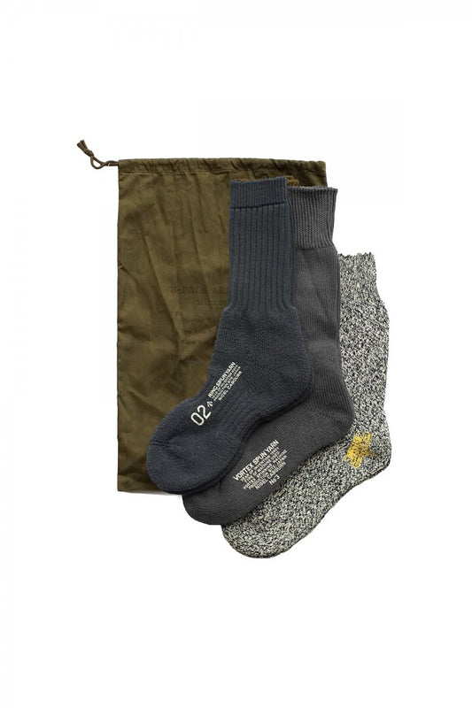 Nigel Cabourn - 3-PACK ARMY SOCKS - NAVY