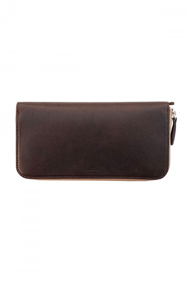 OLD JOE - LONG ZIP WALLET - ESPRESSO