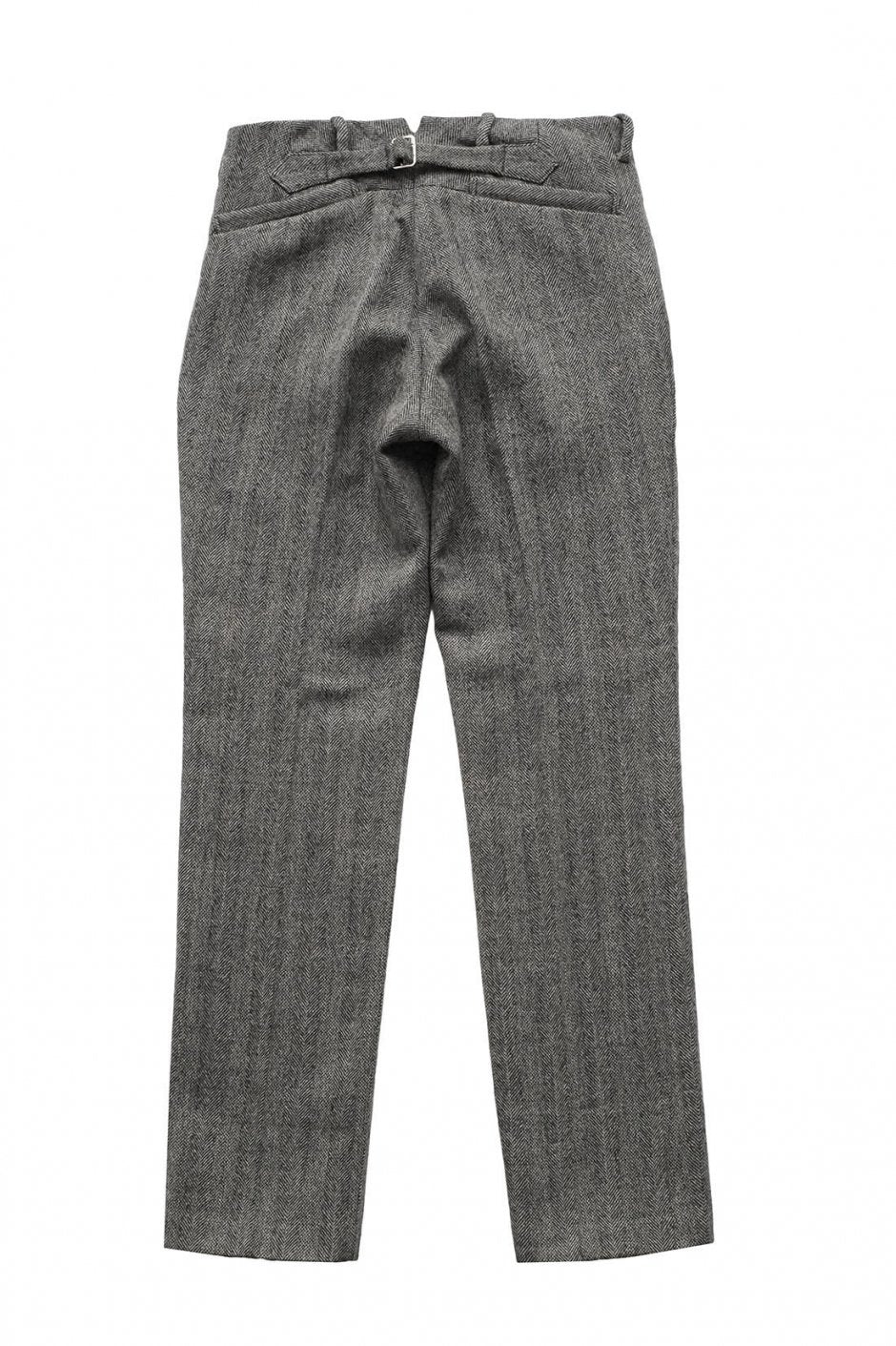 OLD JOE ★★★ - EXCLUSIVE ARTISAN SACK TROUSER - OATMEAL HERRINGBONE