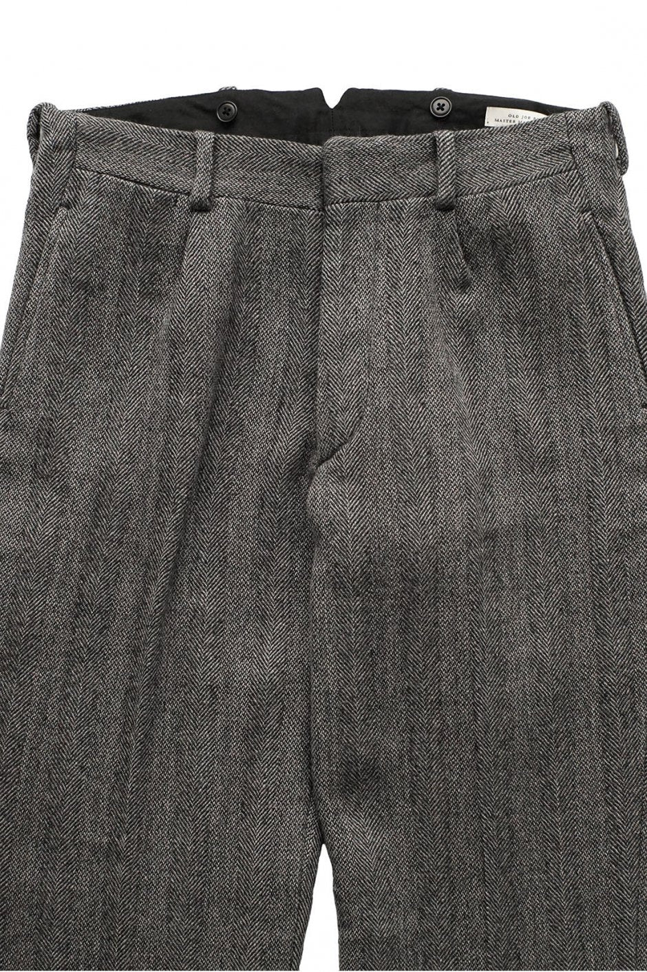 OLD JOE ★★★ - EXCLUSIVE ARTISAN SACK TROUSER - OATMEAL HERRINGBONE