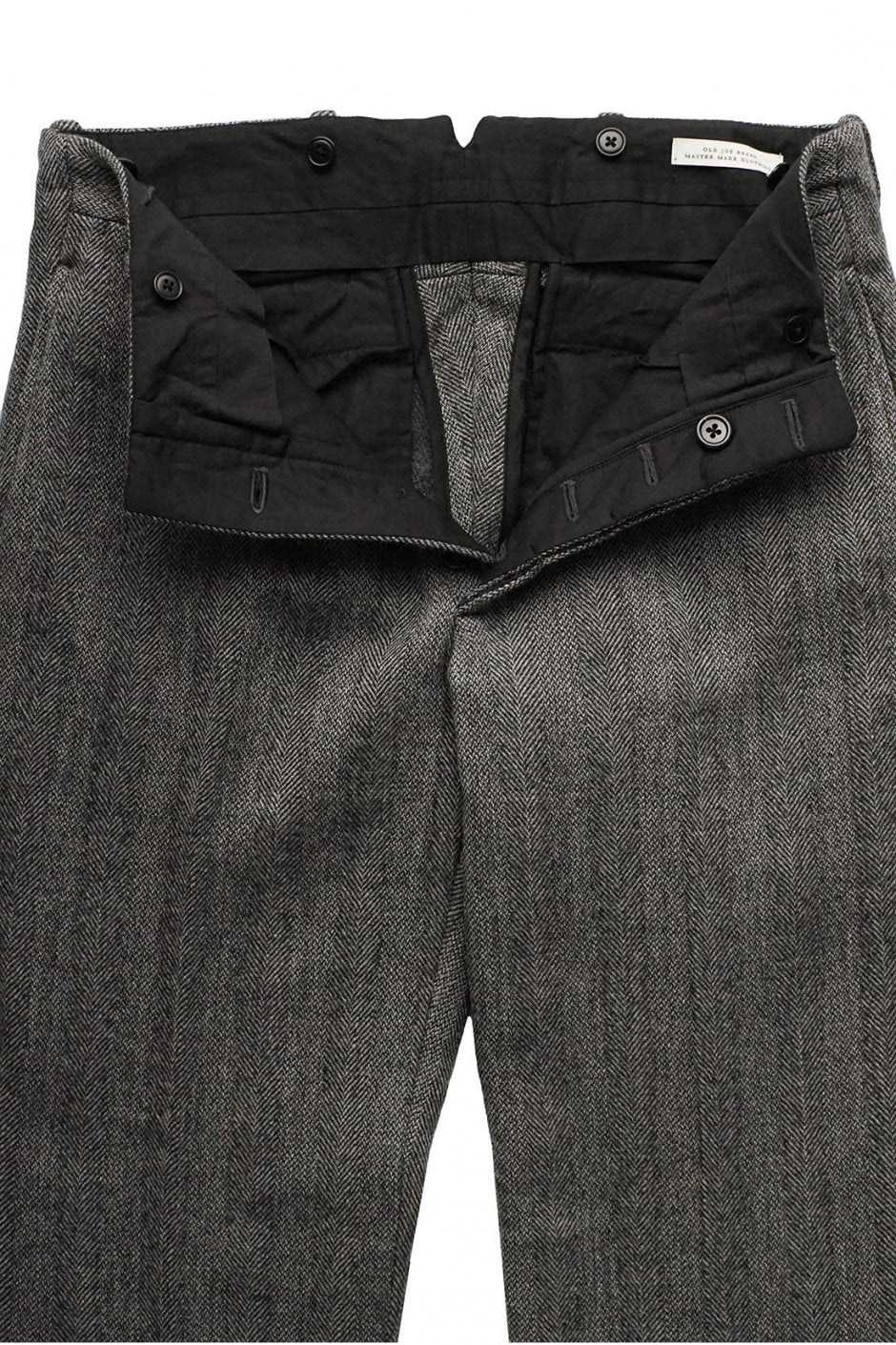 OLD JOE ★★★ - EXCLUSIVE ARTISAN SACK TROUSER - OATMEAL HERRINGBONE