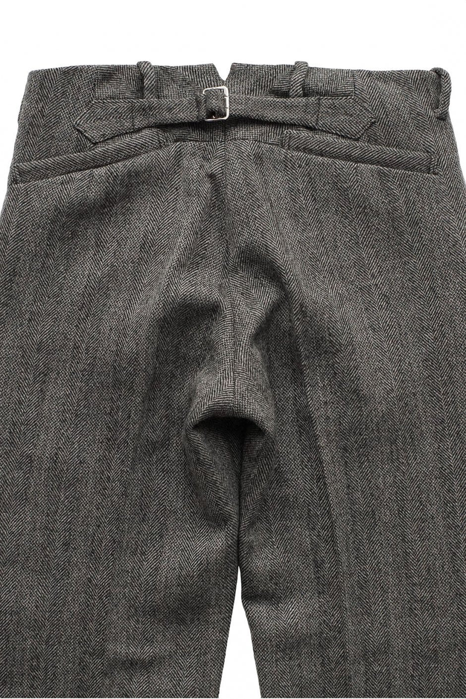 OLD JOE ★★★ - EXCLUSIVE ARTISAN SACK TROUSER - OATMEAL HERRINGBONE