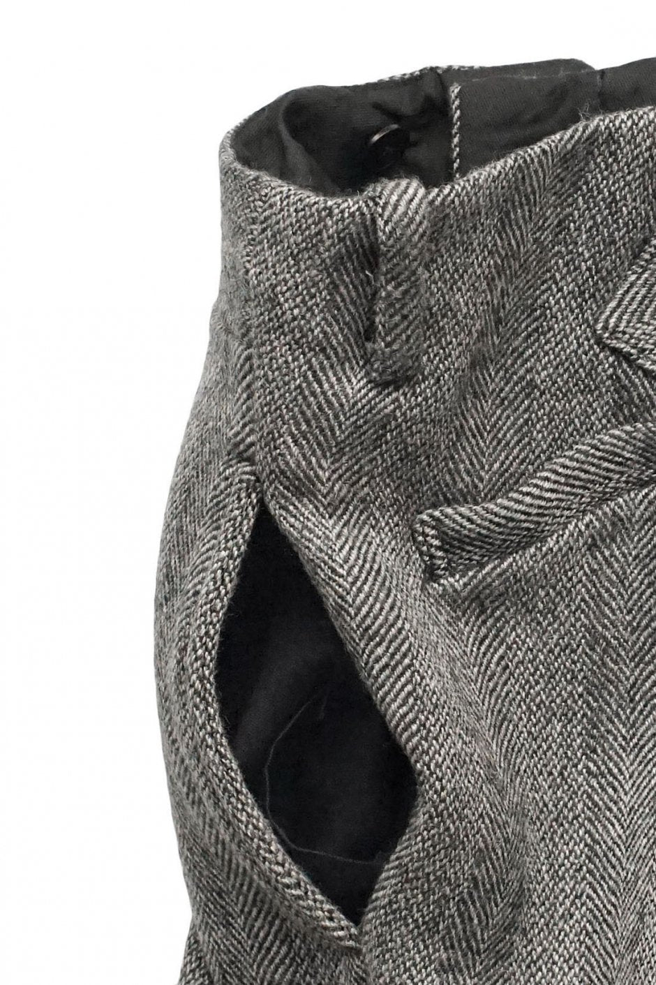 OLD JOE ★★★ - EXCLUSIVE ARTISAN SACK TROUSER - OATMEAL HERRINGBONE