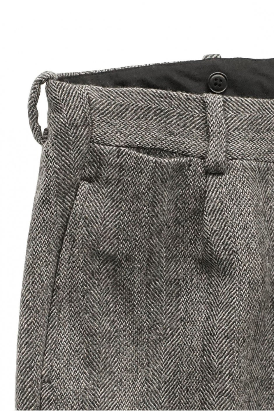 OLD JOE ★★★ - EXCLUSIVE ARTISAN SACK TROUSER - OATMEAL HERRINGBONE