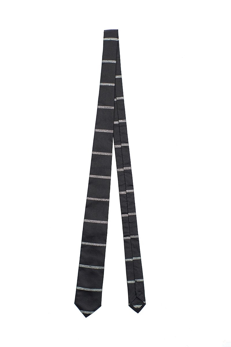 Porter Classic - OHSHIMA TSUMUGI NECK TIE - BLACK