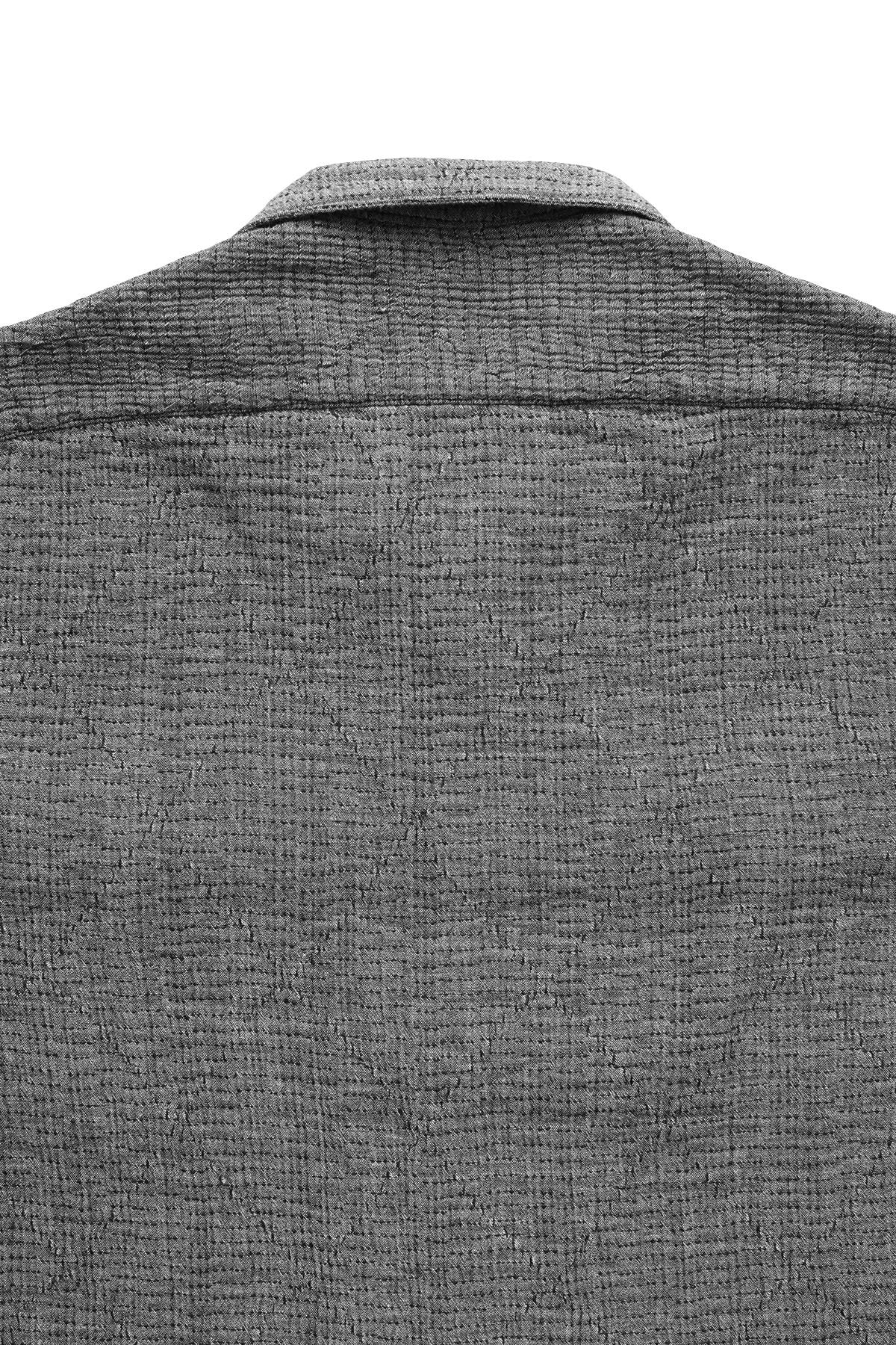 Porter Classic - SASHIKO SUPER LIGHT KEROUAC SHIRT - GRAY