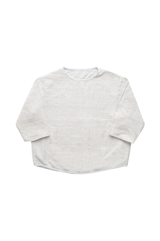 Porter Classic - SASHIKO SUPER LIGHT SWEAT SHIRT - WHITE