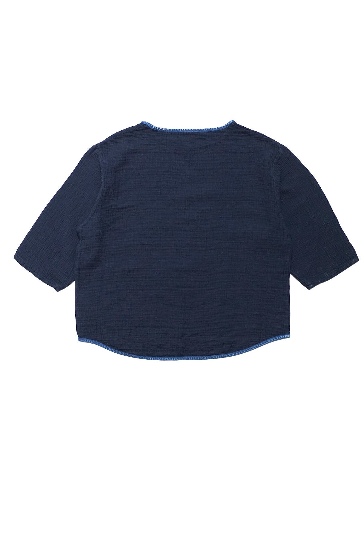 Porter Classic - SASHIKO SUPER LIGHT SWEAT SHIRT - NEW BLUE