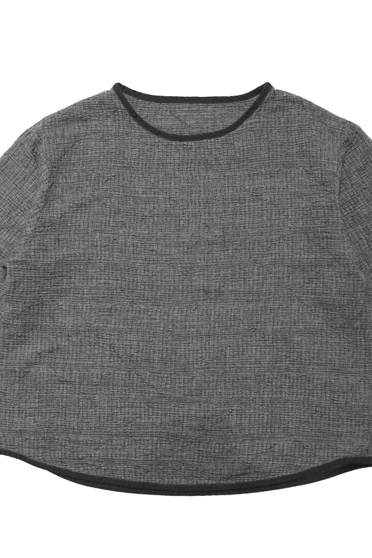 Porter Classic - SASHIKO SUPER LIGHT SWEAT SHIRT - GRAY