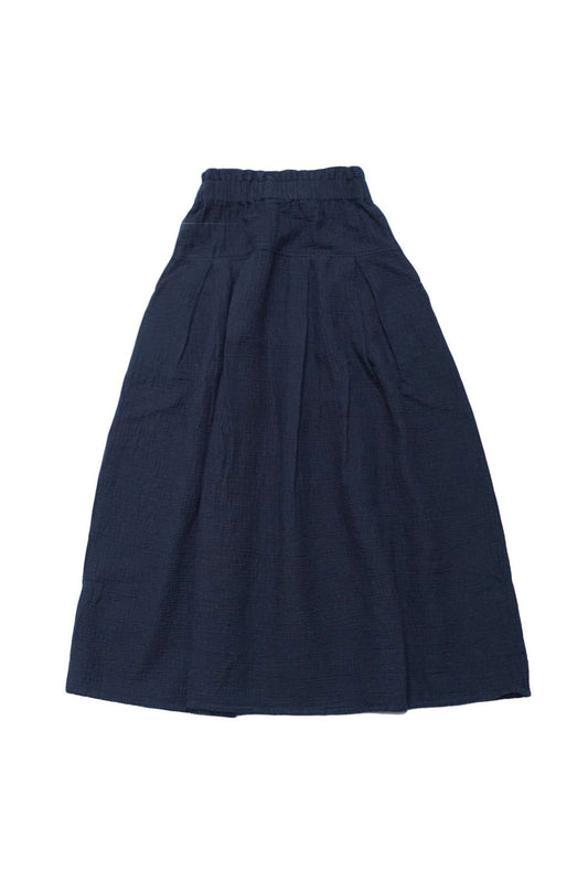 Porter Classic - SASHIKO SUPER LIGHT SKIRT(for PC LADIES)- NEW BLUE