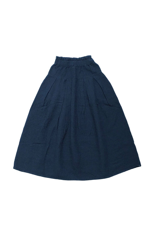 Porter Classic - SASHIKO SUPER LIGHT SKIRT(for PC LADIES)- NEW BLUE