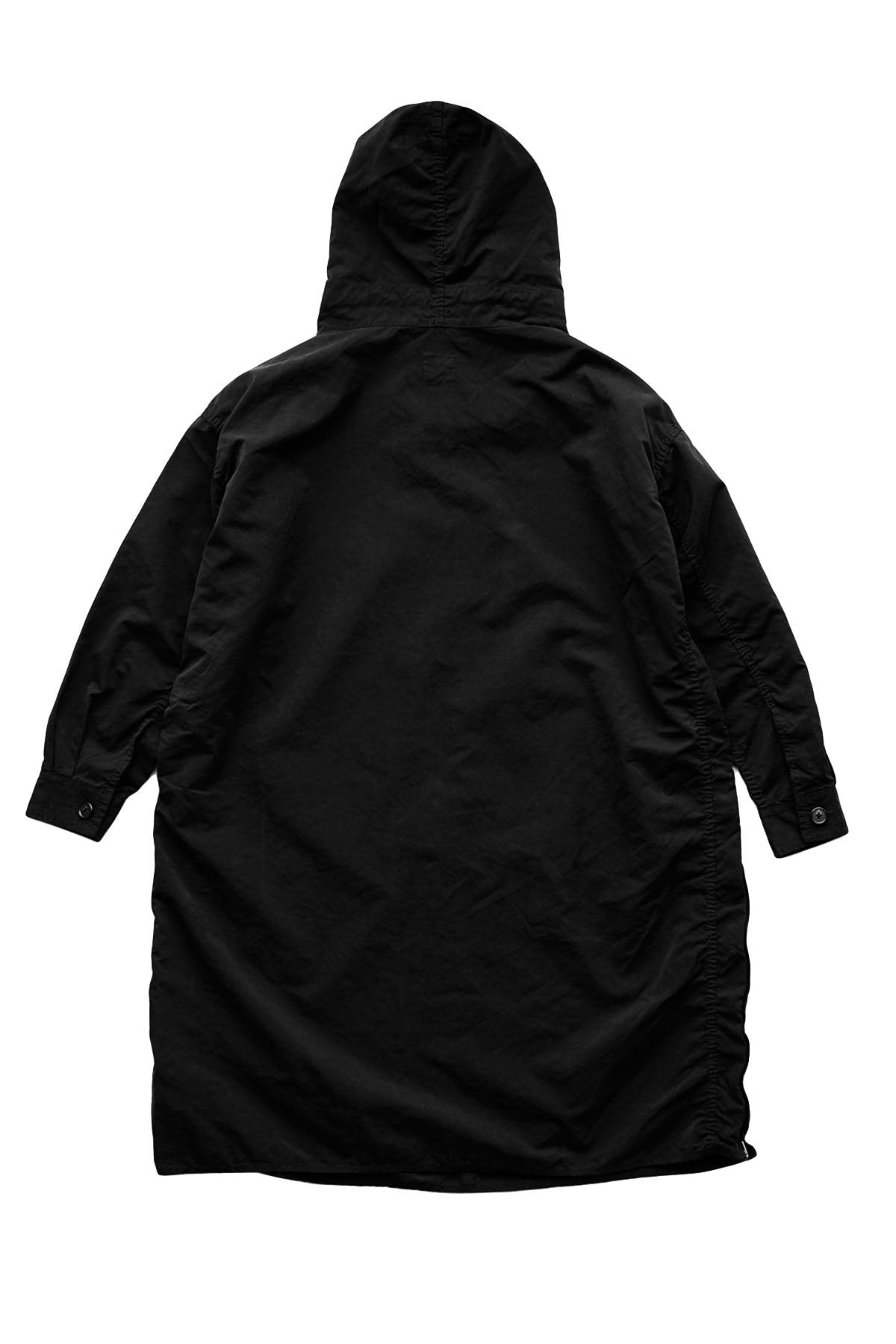 Porter Classic - WEATHER ANORAK COAT - BLACK