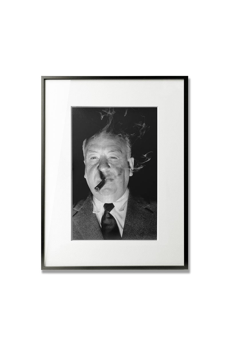 Alfred Hitchcock(A) - Photographic Archival Pigment Print, Framed